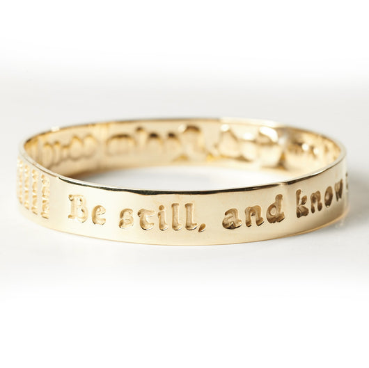 Be Still and Know...Psalm 46:10 Bracelet
