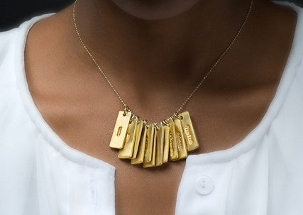 Fruit of the Spirit Necklace in brass