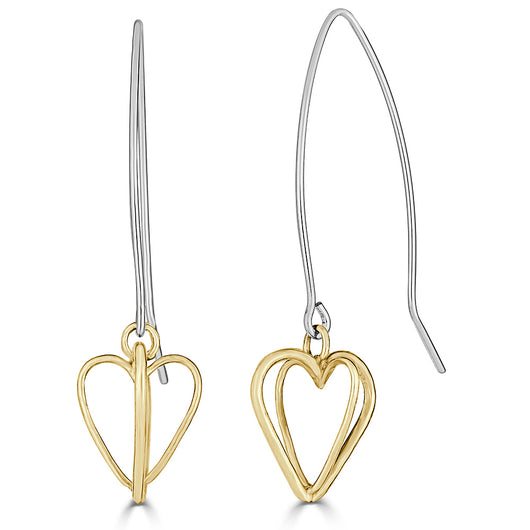 Interconnecting Heart Earrings