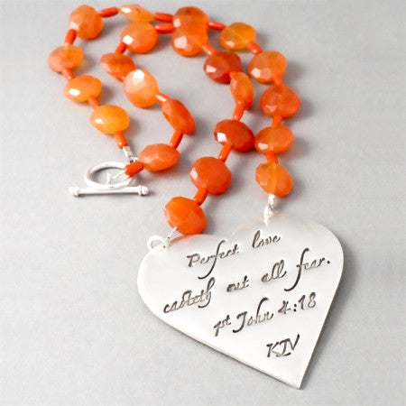 Perfect Love Necklace (1st John 4:18)